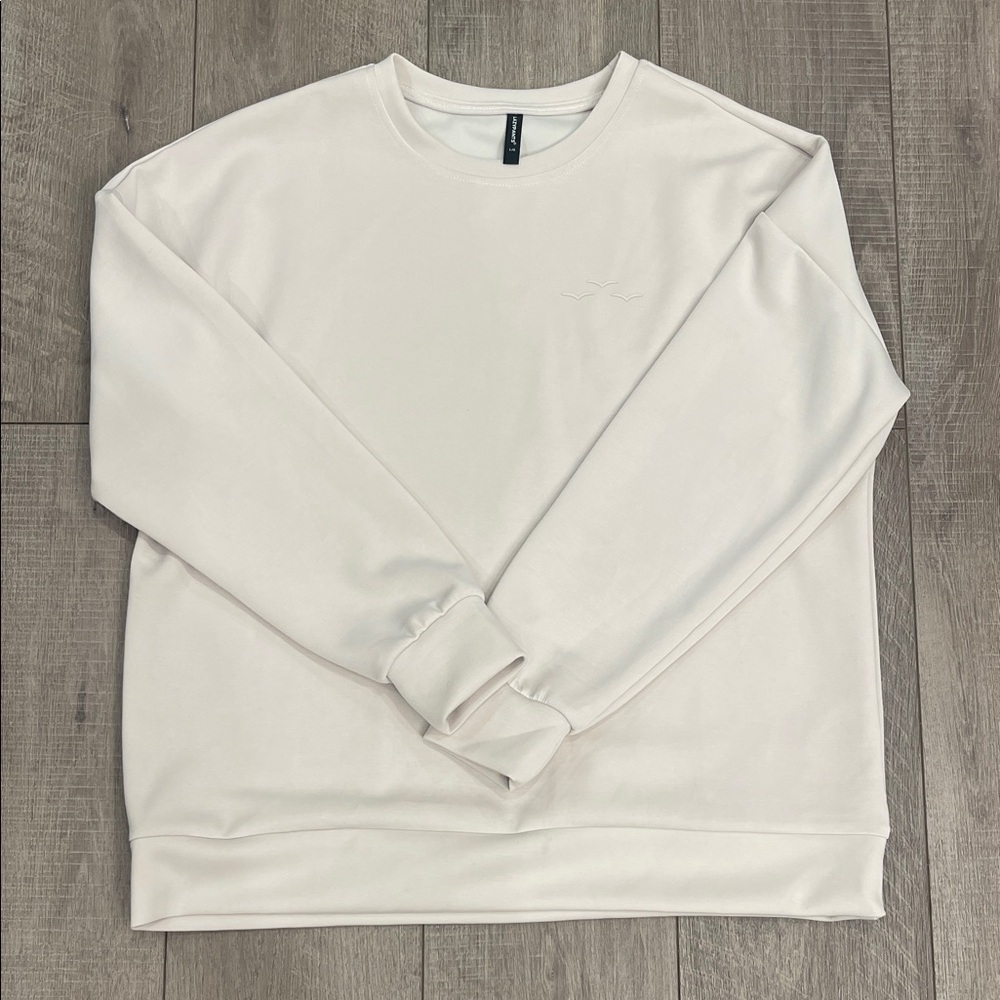 Women’s LazyPants Cream Sweater Size Large